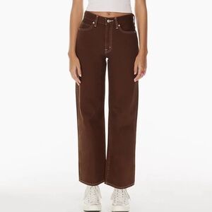 Aritzia Women's High Rise Jeans - Brown